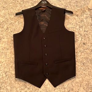Perry Ellis black vest